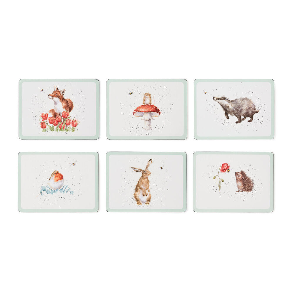 Wrendale Designs by Pimpernel Placemats - The Bee Set of 6 Regular