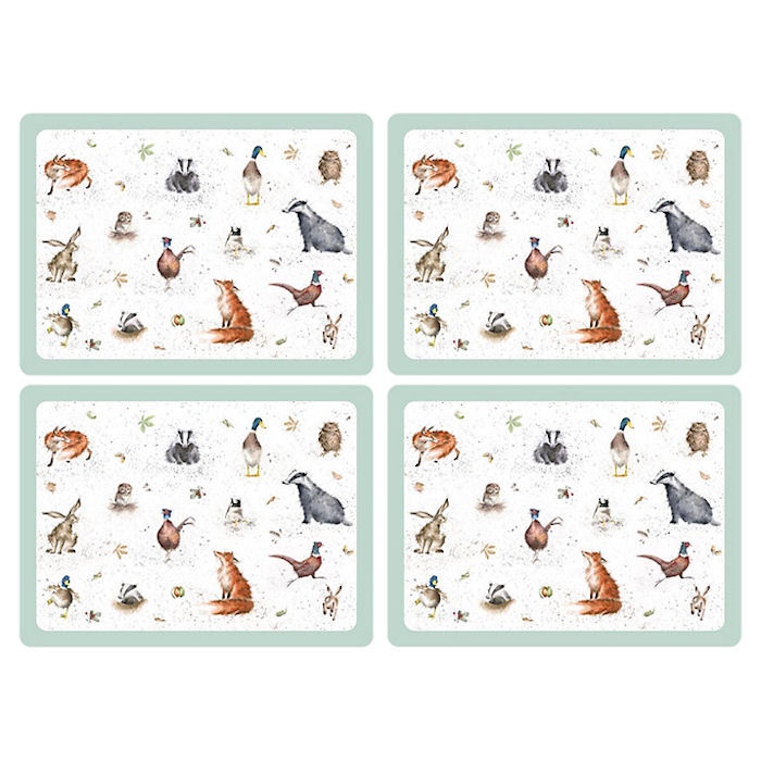 Wrendale Designs by Pimpernel Placemats - Set Of 4 Large