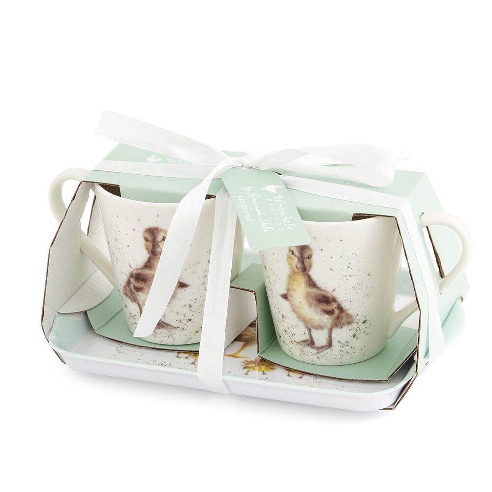 Pimpernel Wrendale Designs Mug & Tray Set - 'Lovely Mum' Duck