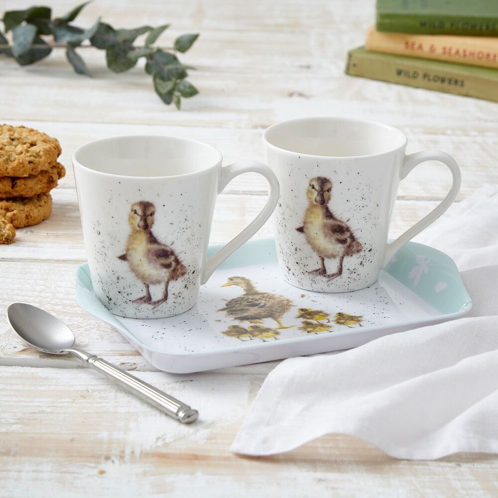 Pimpernel Wrendale Designs Mug & Tray Set - 'Lovely Mum' Duck