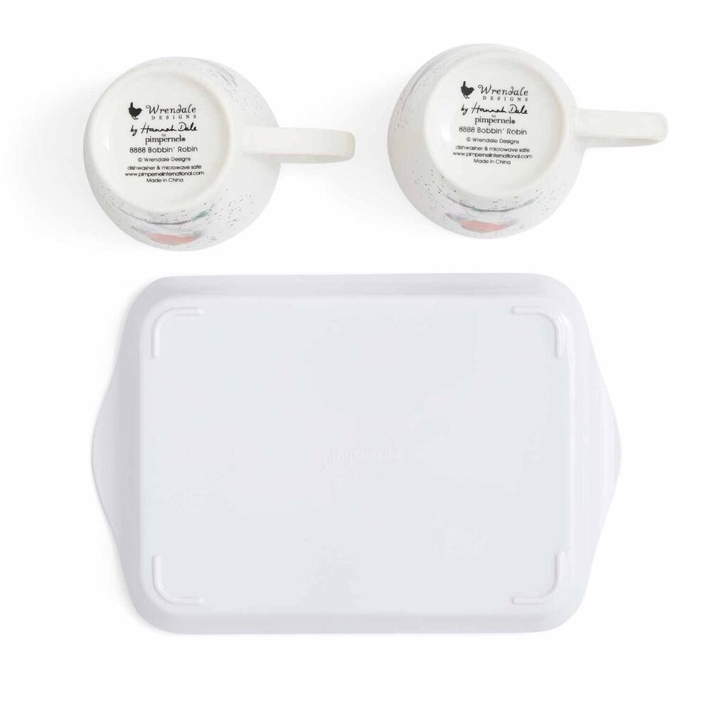 Wrendale Designs by Pimpernel Mug And Tray Set - Winter Friends