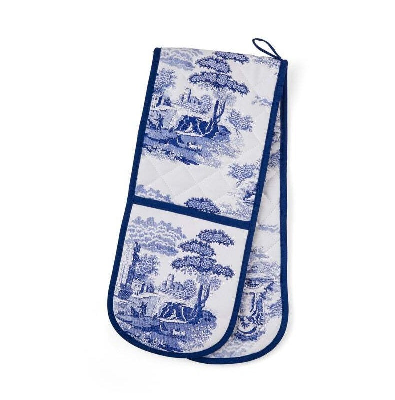 Blue Italian by Pimpernel - Double Oven Glove