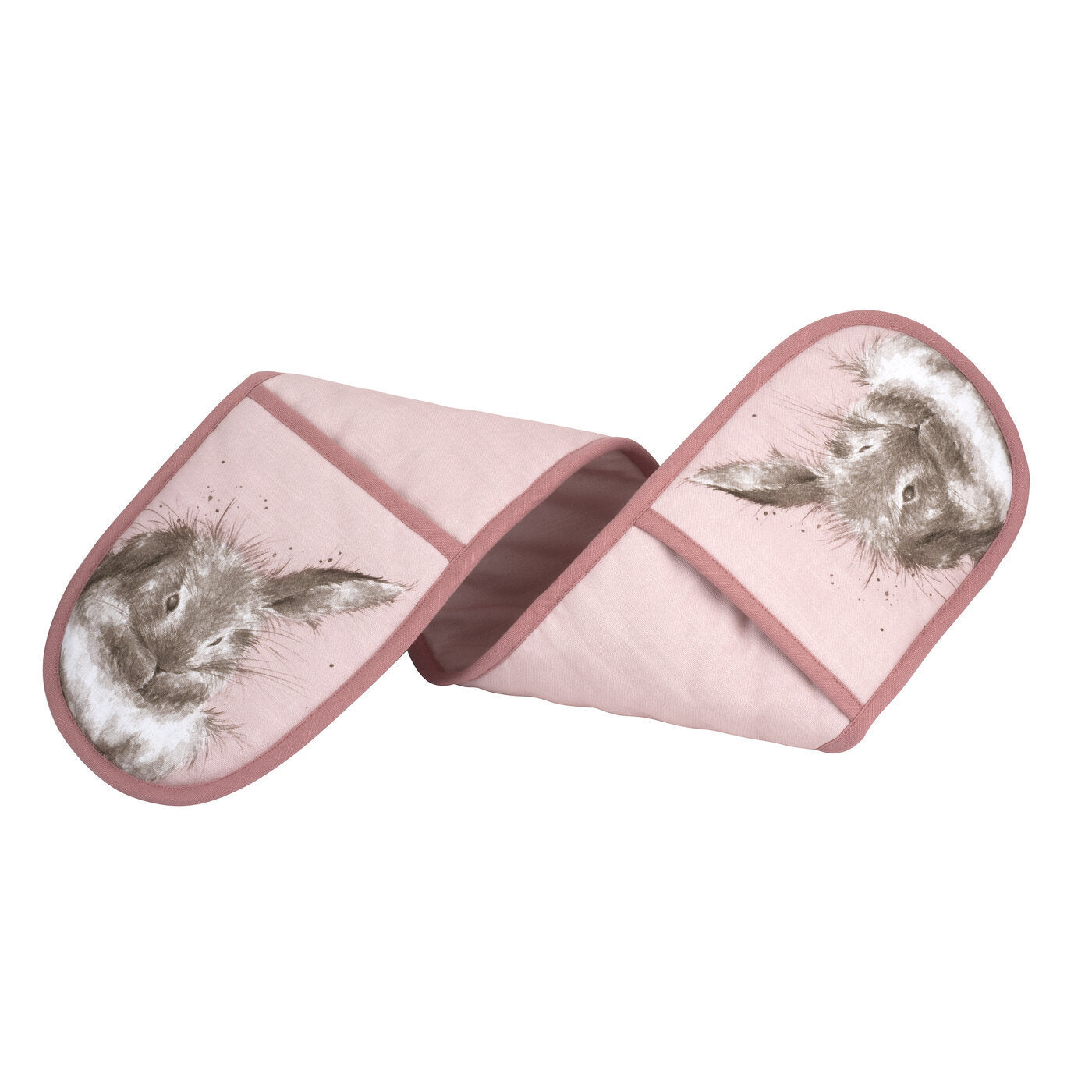 Wrendale Designs by Pimpernel Double Oven Gloves - 'Bathtime' Rabbit