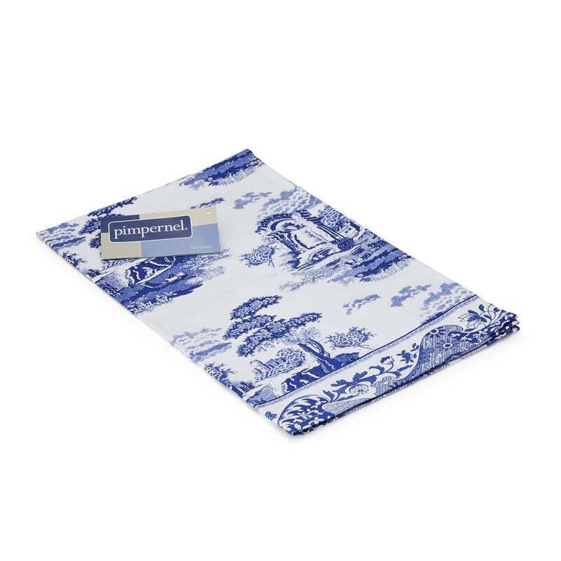 Blue Italian by Pimpernel - Tea Towel