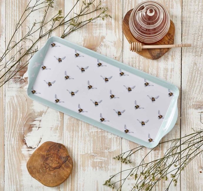 Wrendale Designs by Pimpernel Sandwich Tray - Flight of the Bumblebee