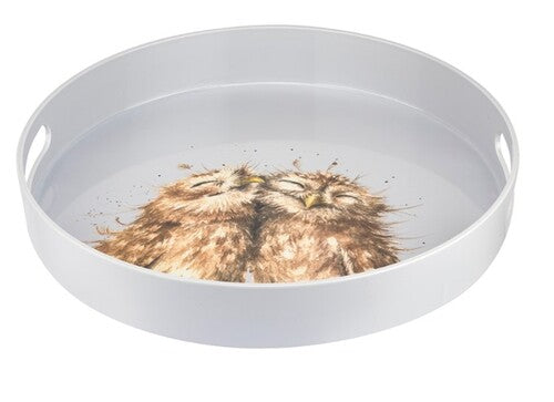 Wrendale Designs by Pimpernel Round Tray - Owls