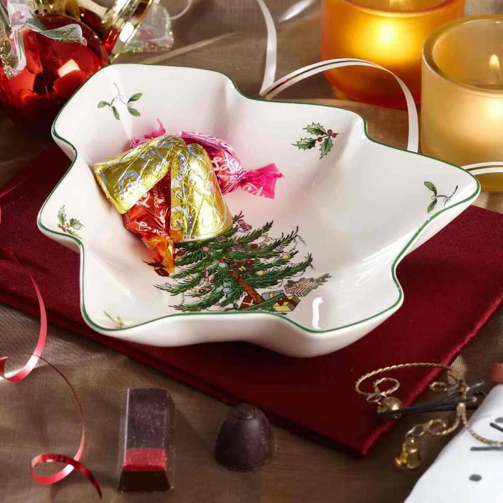 Spode Christmas Tree - Christmas Tree Shaped Dish - 36cm