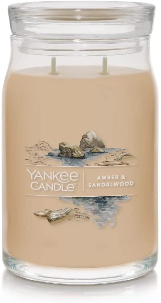 Yankee Candle Signature Large Jar - Amber & Sandalwood
