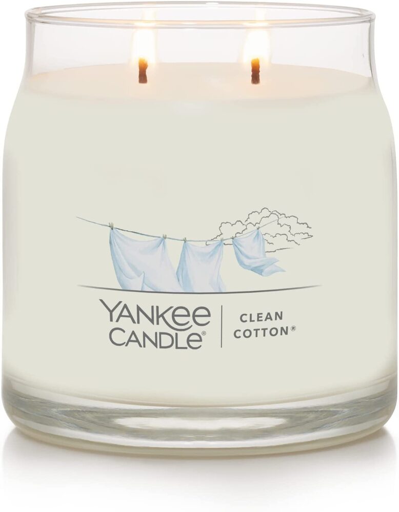 Yankee Candle Signature Medium Jar - Clean Cotton