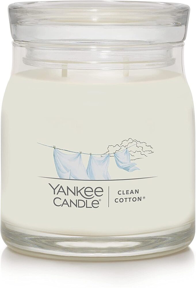 Yankee Candle Signature Medium Jar - Clean Cotton