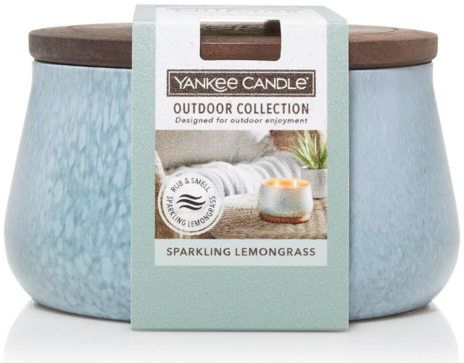 Yankee Candle Outdoor Large Jar - Sparkling Lemongrass