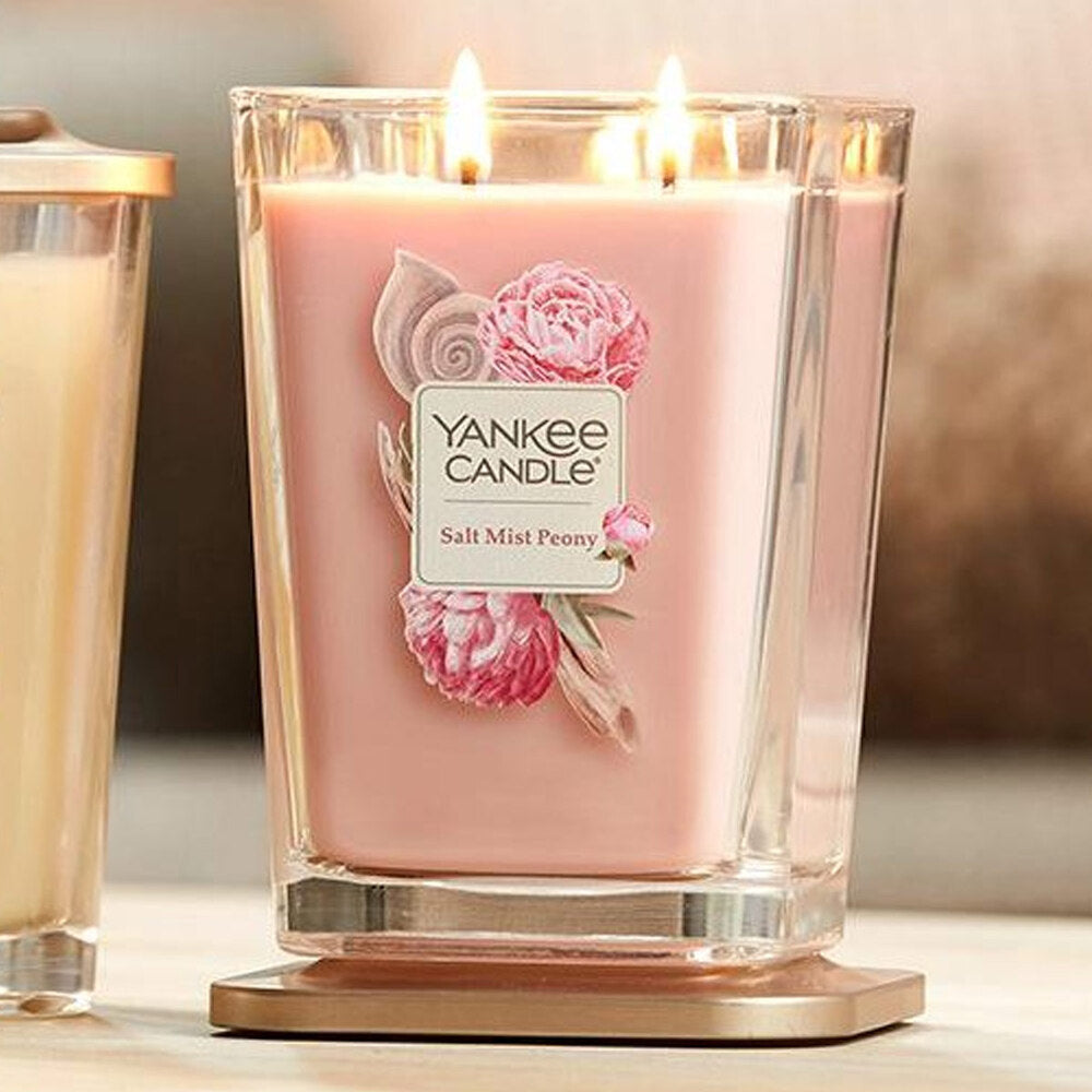 Yankee Candle Large Square Jar - Salt Mist Peony