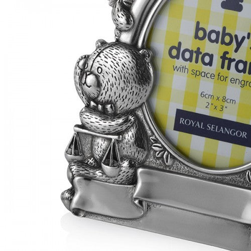 Royal Selangor Teddy Bears' Picnic - Baby's Data Photo frame