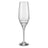 Bohemia Crystal Circle Matte Flute 200ml Set of 2