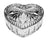 Bohemia Crystal 13cm Heart Shaped Box