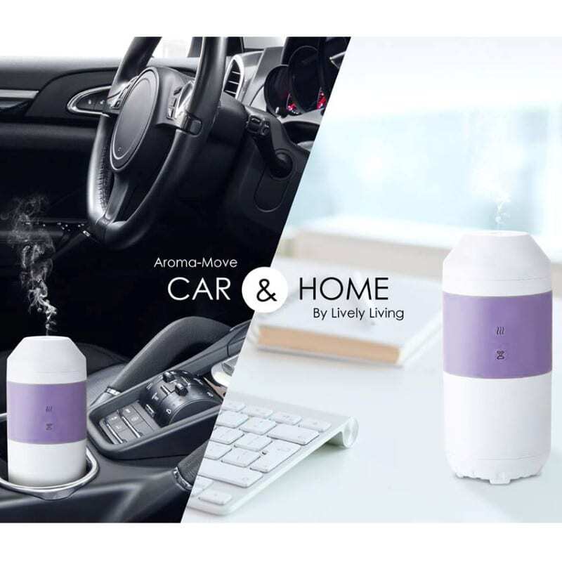 Aroma Move Car Diffuser By Lively Living - Black