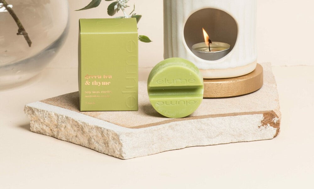 Elume Soy Wax Melts 3 Pack - Green Tea & Thyme