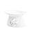 Elume Oil & Wax Melt Burner - Raintree Leaf White