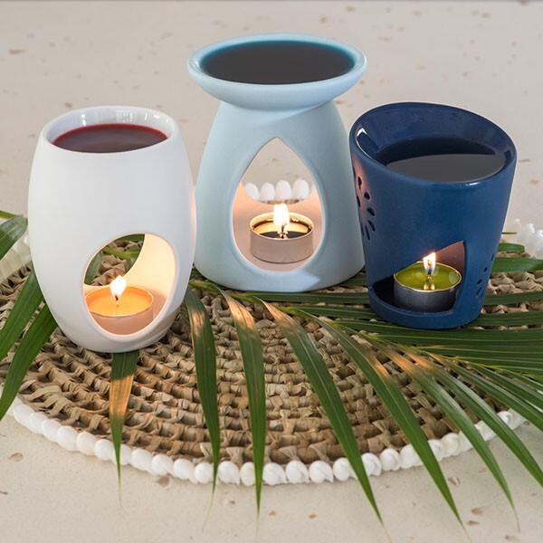 Elume Oil & Wax Melt Burner - Teardrop Navy