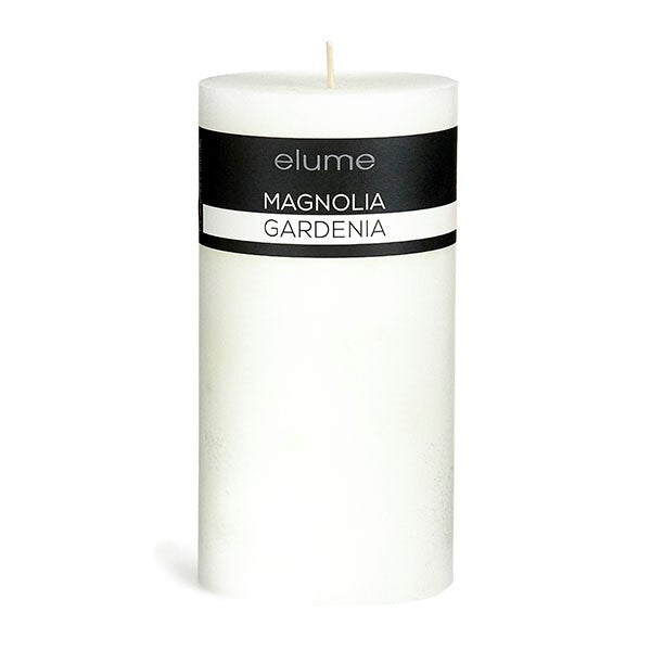 Elume Signature Pillar Candle - Magnolia Gardenia