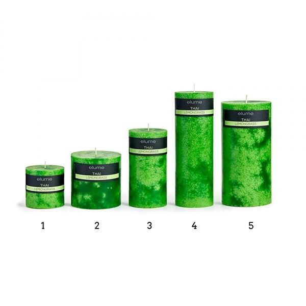 Elume Signature Pillar Candle - Thai Lemongrass